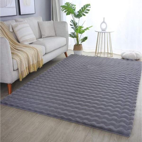 Novel Preproga Z Visokim Florom Ambiance, Siva, 160x230cm