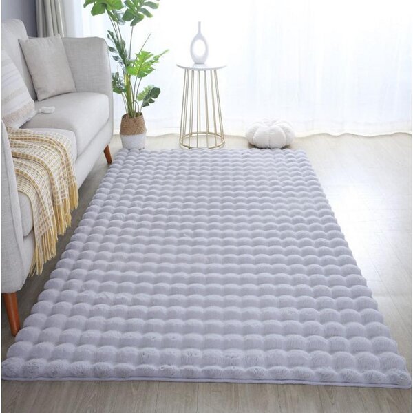 Novel Preproga Z Visokim Florom Ambiance, Srebrna, 200x290cm