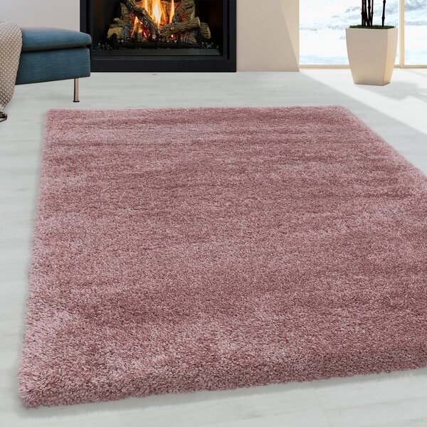 Rožnata preproga 80x150 cm Fluffy – Ayyildiz Carpets