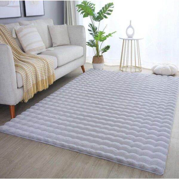 Novel Preproga Z Visokim Florom Ambiance, Srebrna, 200x290cm