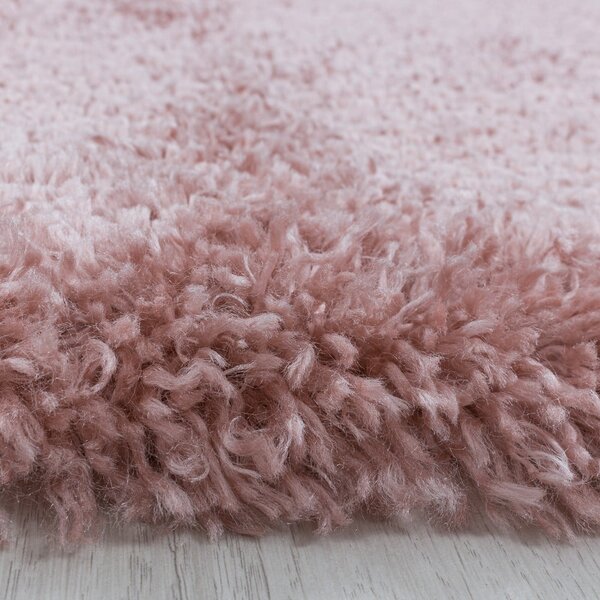 Rožnat tekač 80x250 cm Fluffy – Ayyildiz Carpets