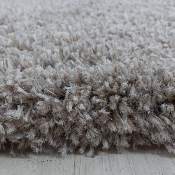 Svetlo rjava okrogla preproga ø 80 cm Fluffy – Ayyildiz Carpets