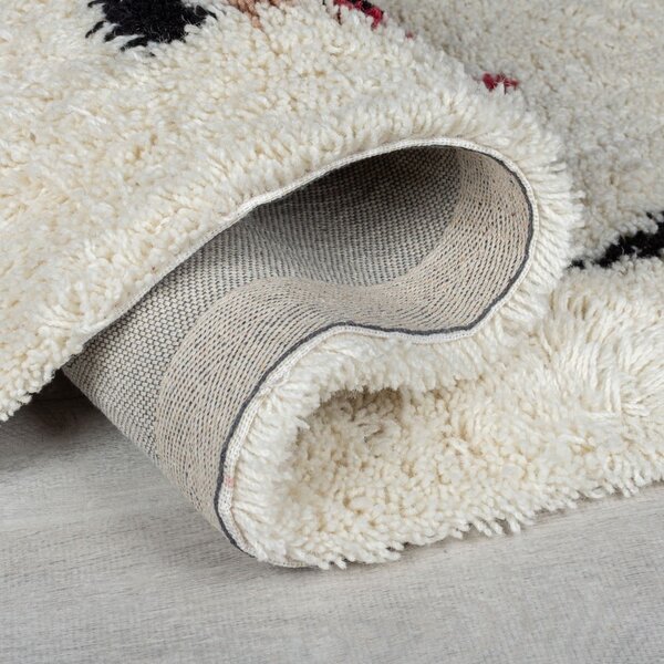 Kremno bela ročno tkana volnena preproga 160x230 cm Moroccan Fes – Flair Rugs