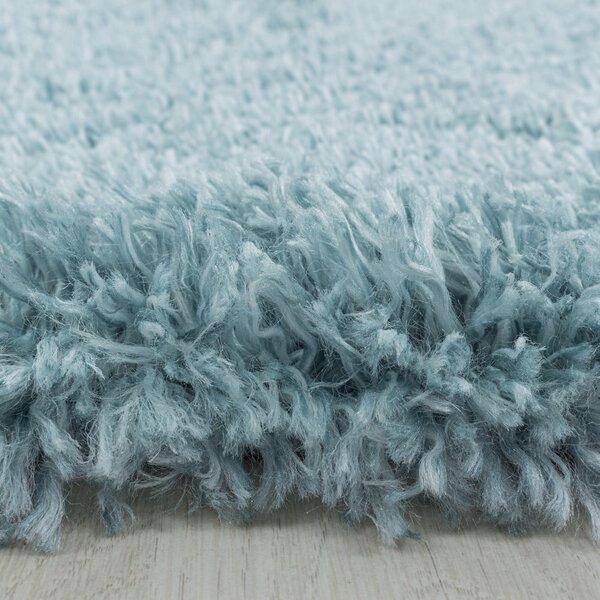 Modra okrogla preproga ø 120 cm Fluffy – Ayyildiz Carpets