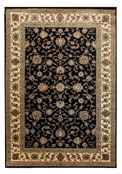 Črna/v zlati barvi preproga 80x150 cm Marrakesh – Ayyildiz Carpets