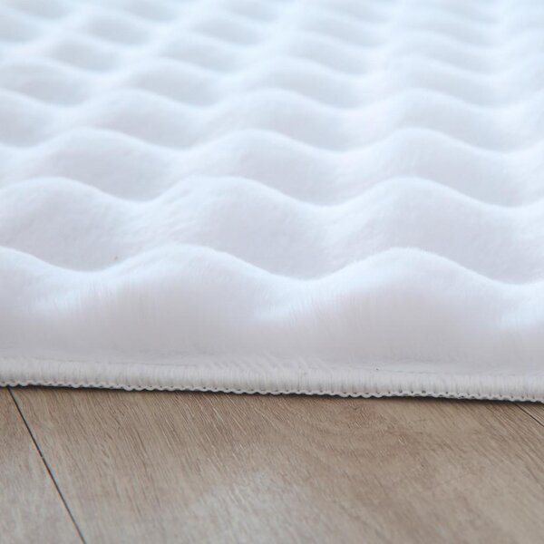 Novel Preproga Z Visokim Florom Ambiance, Bela, 80x150cm