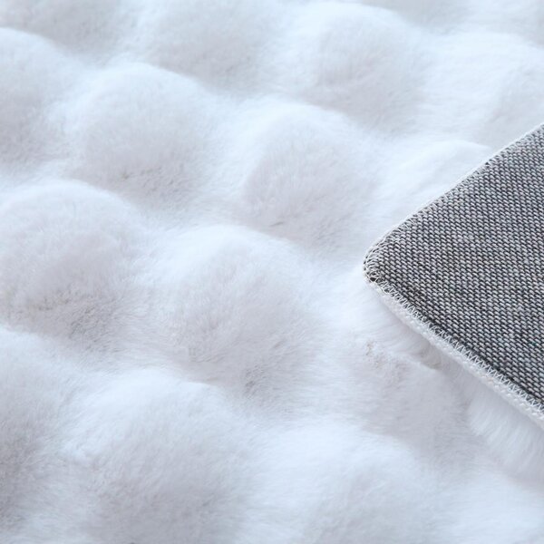 Novel Preproga Z Visokim Florom Ambiance, Bela, 80x150cm