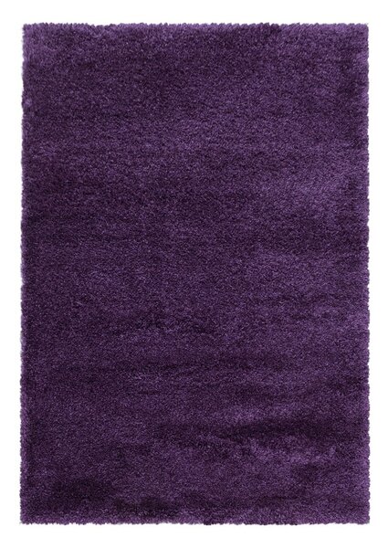 Temno vijolična preproga 80x150 cm Fluffy – Ayyildiz Carpets