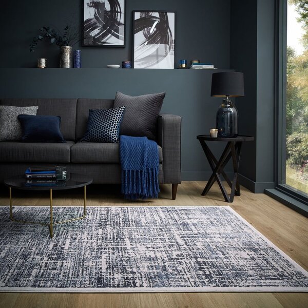 Modra preproga 120x170 cm Eris Trace – Flair Rugs