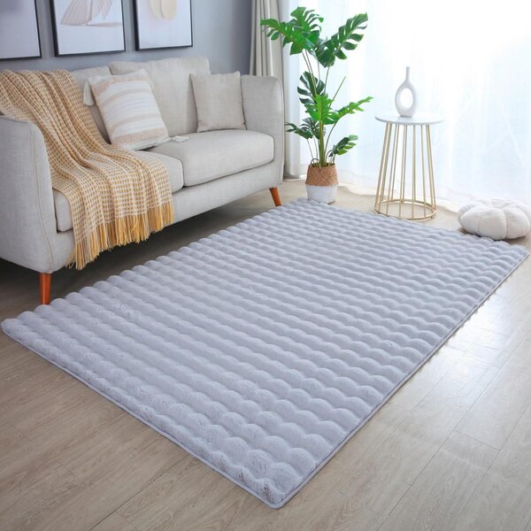 Mömax Preproga Z Visokim Florom Ambiance, Srebrna, 80x150cm