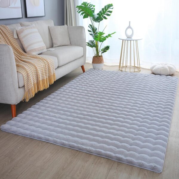Mömax Preproga Z Visokim Florom Ambiance, Srebrna, 80x150cm