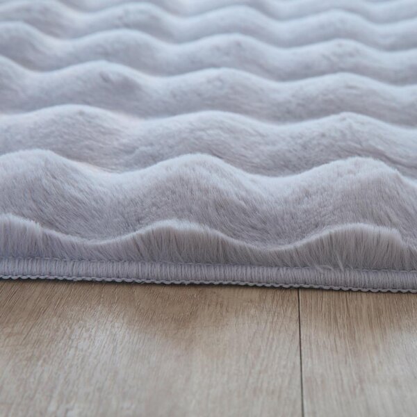 Mömax Preproga Z Visokim Florom Ambiance, Srebrna, 80x150cm