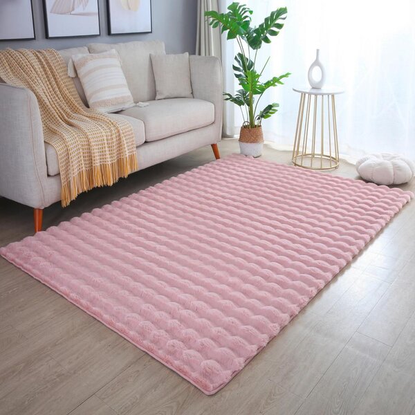 Mömax Preproga Z Visokim Florom Ambiance, Roza, 80x150cm