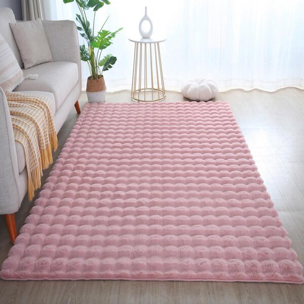 Mömax Preproga Z Visokim Florom Ambiance, Roza, 80x150cm