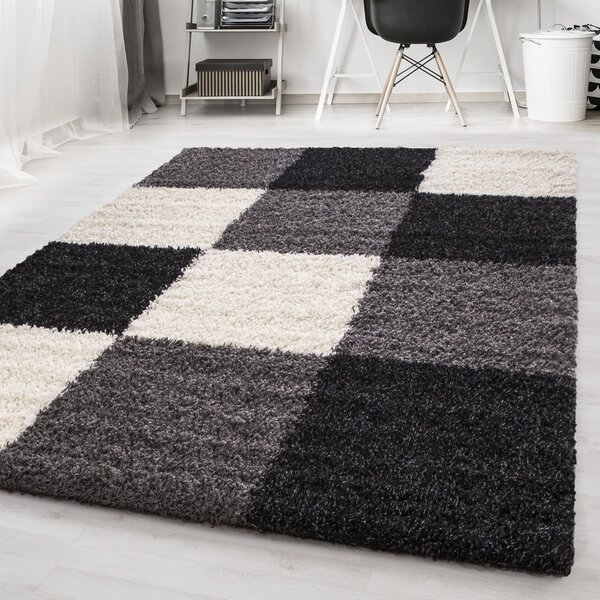 Črno-bela preproga 60x110 cm Life – Ayyildiz Carpets