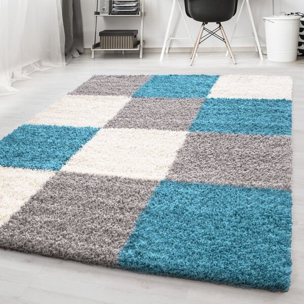 Siva/turkizna preproga 80x150 cm Life – Ayyildiz Carpets