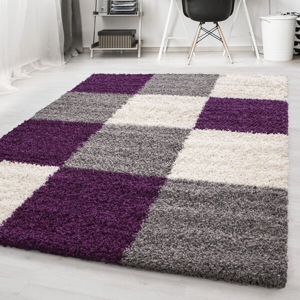 Vijolično-siva preproga 60x110 cm Life – Ayyildiz Carpets
