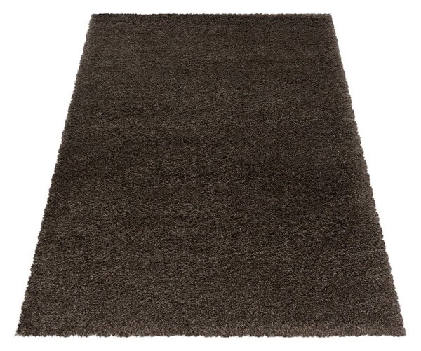 Temno rjava preproga 80x150 cm Fluffy – Ayyildiz Carpets