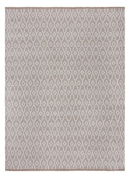 Svetlo siva ročno tkana volnena preproga 80x150 cm Dream – Flair Rugs