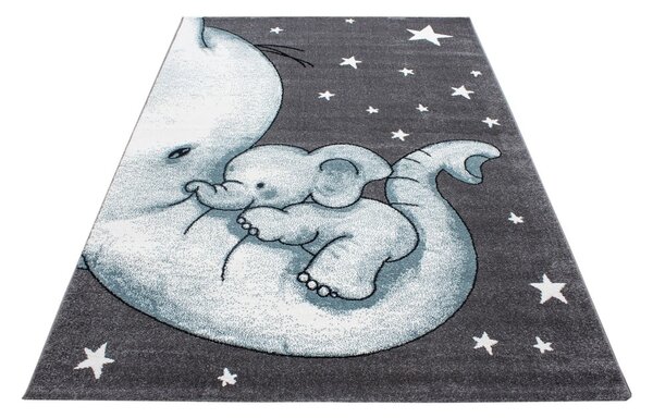 Modra/siva otroška preproga 80x150 cm Kids – Ayyildiz Carpets