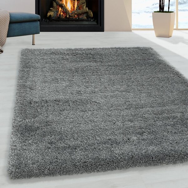 Siva preproga 80x150 cm Fluffy – Ayyildiz Carpets