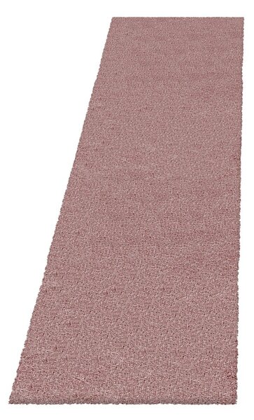 Rožnat tekač 80x250 cm Fluffy – Ayyildiz Carpets