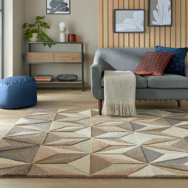 Bež volnena preproga 120x170 cm Reverie – Flair Rugs