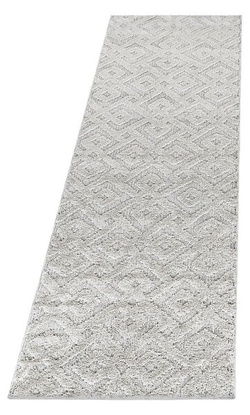 Kremno bel tekač 80x250 cm Pisa – Ayyildiz Carpets
