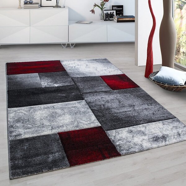 Bordo rdeča/siva preproga 80x150 cm Hawaii – Ayyildiz Carpets