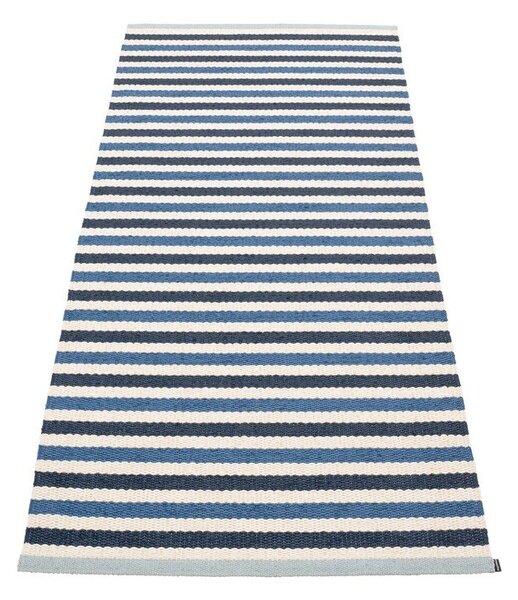 Moder/kremno bel zunanji in notranji tekač 85x200 cm Teo Denim – Pappelina