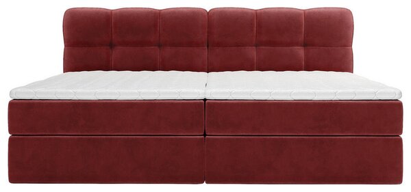 DRUŽINSKA POSTELJA 240 cm x 200 cm , tekstil bordo