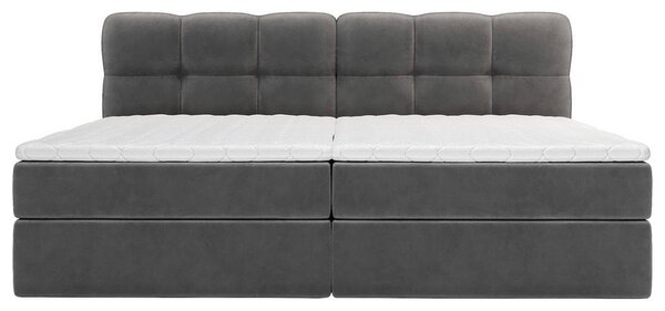 DRUŽINSKA POSTELJA 240 cm x 200 cm , tekstil antracit