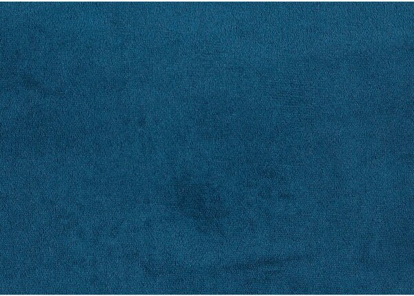 OBLAZINJENA POSTELJA 140 cm x 200 cm , tekstil temno modra