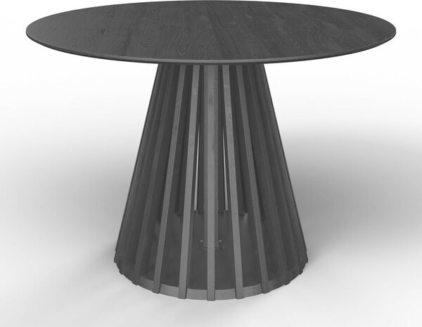 Bessagi Home Jedilna Miza Ennio, Ø 120cm, Črna