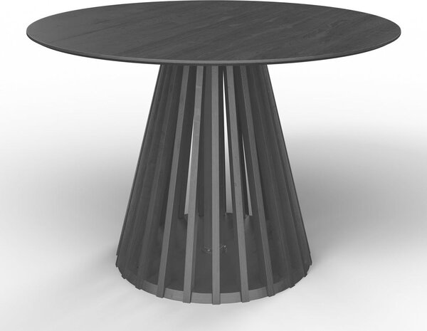 Bessagi Home Jedilna Miza Ennio, Ø 120cm, Črna