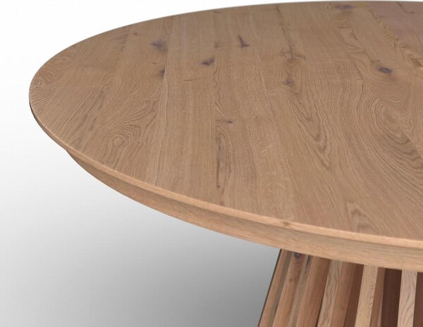 Bessagi Home Raztegljiva Miza Ennio, 120-160x120, Barva Hrasta