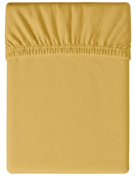 Jersey rjuha BASIC rumena 90 x 200 cm