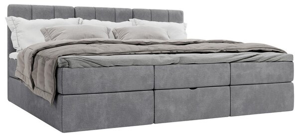 DRUŽINSKA POSTELJA 210 cm x 200 cm , tekstil siva