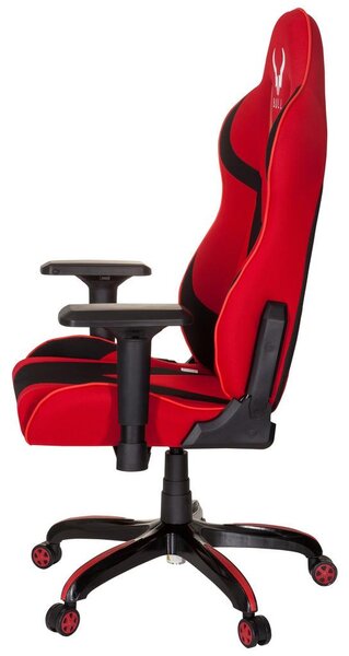 MID.YOU Gaming Stol Promoter Ii, Črna, Rdeča