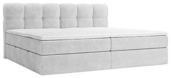DRUŽINSKA POSTELJA 240 cm x 200 cm , tekstil srebrne barve