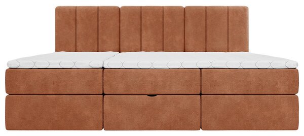 DRUŽINSKA POSTELJA 210 cm x 200 cm , tekstil rdečerjava