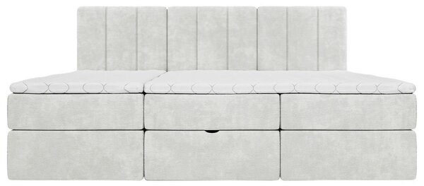 DRUŽINSKA POSTELJA 210 cm x 200 cm , tekstil krem barve