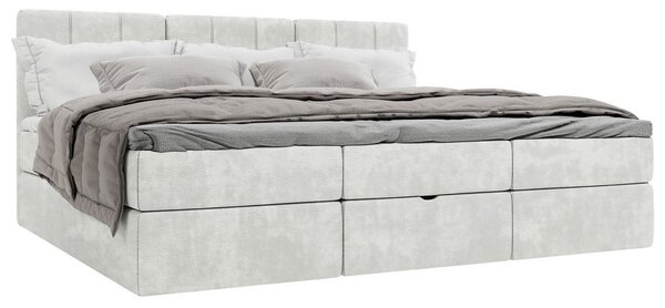 DRUŽINSKA POSTELJA 210 cm x 200 cm , tekstil krem barve