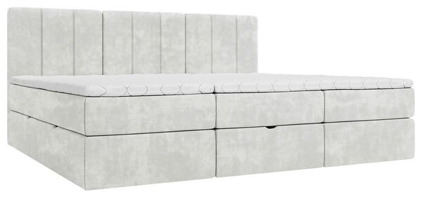DRUŽINSKA POSTELJA 210 cm x 200 cm , tekstil krem barve