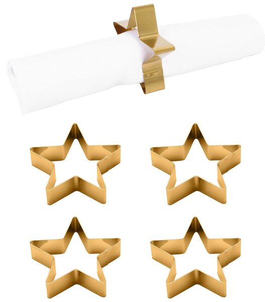 Echtwerk Obroček Za Serviete Star, 4 Kos