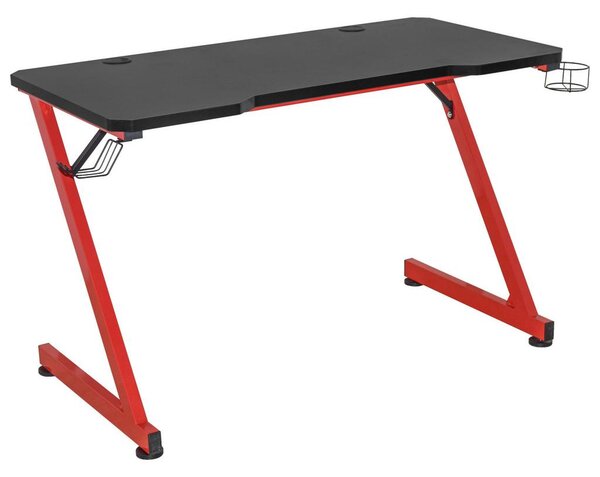 Mömax Gaming Miza Graz, 120x60, Črna, Rdeča