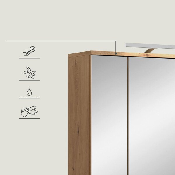 OMARA Z OGLEDALOM 60/77/21 cm
