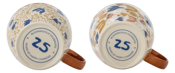 Skodelice v kompletu 2 ks iz kamenine 300 ml Anniversary – Bloomingville