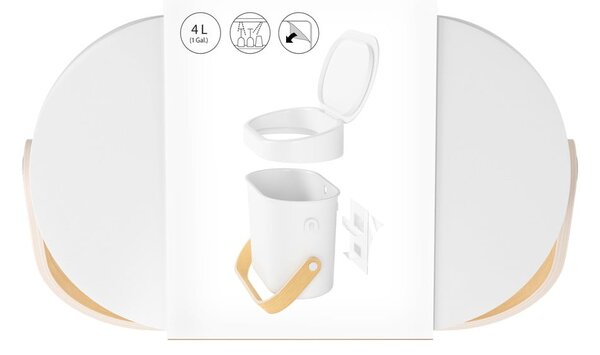 Bel koš za biološke odpadke 4 l Bellwood – Umbra