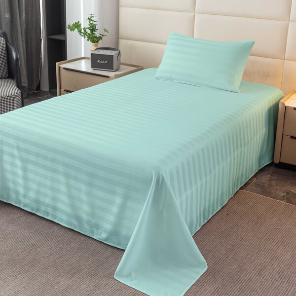 Hotelska rjuha iz mikrovlaken 140x240 cm in prevleka za vzglavnik 50x70 cm JASMINE, mentolová Tip zapiranja: Hotelski žep